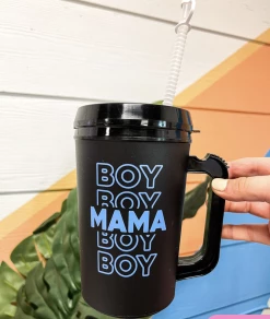 Mudpie Accessories Boy Mama Thermal Mug