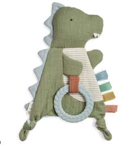 Itzy Ritzy Bitzy Crinkle Dino Sensory Toy W/ Teether