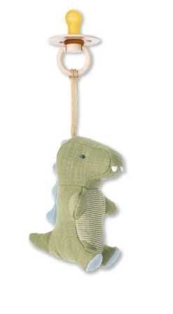 Baby Registry Bitzy Pal Dino Pacifier & Stuffed Animal