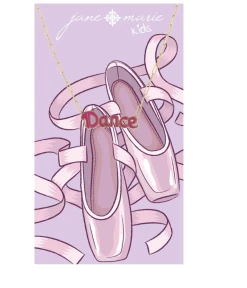 Jane Marie Gifts Pink Dance Necklace