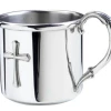 Salisbury Pewter Easton Cross Baby Cup