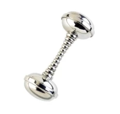 Baby Registry Pewter Stacking Ring Rattle