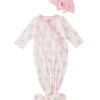 Baby Registry Bow Gown & Hat