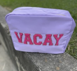 Bari Lynn Gifts X Large Nylon VACAY Zipper Bag