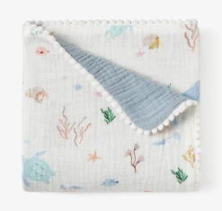 Elegant Baby Ocean Adventures 20x20 Blankie Baby Accessories