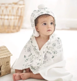 Baby Registry Koala Print Bath Wrap