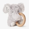 Baby Registry Ring Rattle Plush-Elephant