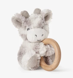 Elegant Baby Baby Accessories Ring Rattle Plush Giraffe