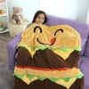 GOOD BANANA Toys Plush Blanket Cheeseburger