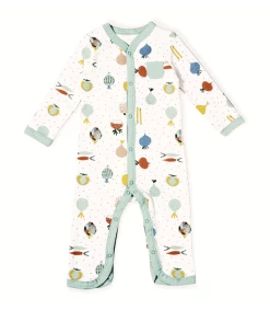 Kissy Kissy Organic Cotton Jumpsuit Romper - Veggie Salad Infant Clothing