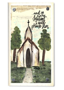 Baxter & Me In Every Season Praise Him Happy Block