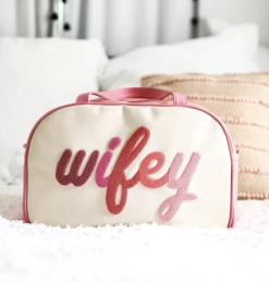 Bari Lynn Gifts Wifey Duffle Bag