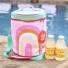 Bari Lynn Gifts Soft Cooler (Mint/Pink) - Rainbow