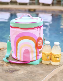 Bari Lynn Gifts Soft Cooler (Mint/Pink) - Rainbow