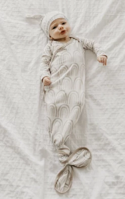 Copper Pearl Baby Accessories CP Bliss Knotted Gown