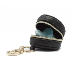 Baby Registry Black Diaper Bag Charm Pod Keychain