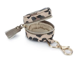 Itzy Ritzy Leopard Diaper Bag Charm Pod Keychain