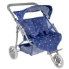Adora Toys Starry Night Twin Jogger Stroller