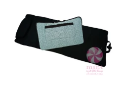 Oh Mint Baby Accessories Aqua Cheetah Seersucker Nap Mat