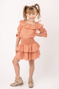 Evie's Closet Fall 22 Evie's Closet Tangerine Simplicity Dress