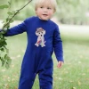 Trotter Street Fall 22 New Arrivals Fishing Dog Romper