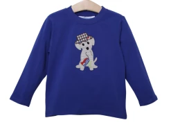 Trotter Street Fall 22 New Arrivals Fishing Dog Shirt Only