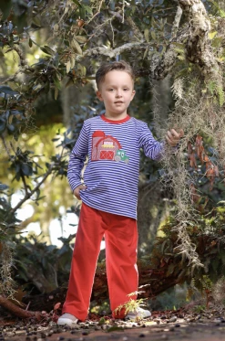 Trotter Street Fall 22 Farm Barn Boys Pant Set