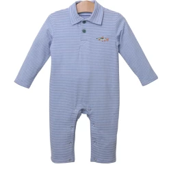 Trotter Street Fall 22 Gone Fishing Collared Romper New Arrivals