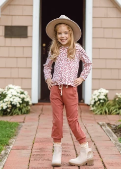 Mabel & Honey Fall 22 Amber Knit 2 Pc Set Leopard New Arrivals