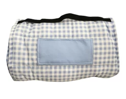 SugarBee Blue Gingham Nap Mat