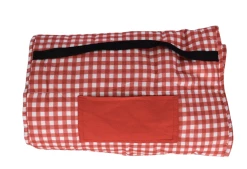 SugarBee Red Gingham Nap Mat