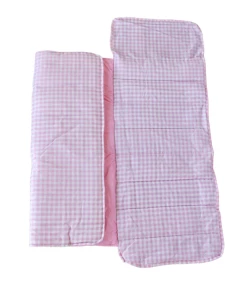 SugarBee Pink Gingham Nap Mat