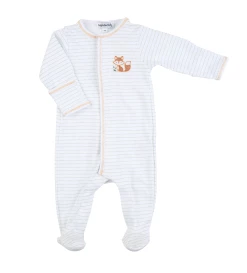 Magnolia Baby Fall 22 New Arrivals Baby Fox Emb. Footie