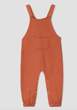 Me & Henry/Ettie & H Fall New Arrivals Pumpkin Knit Perran Overall