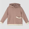 Me & Henry/Ettie & H Fall Rose/Ivory Knit Tegen Sweater