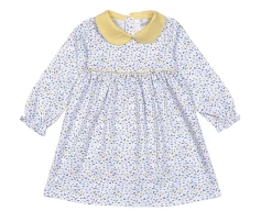 Baby Loren Fall New Arrivals Azul Floral Pima Dress