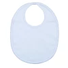 Baby Registry Blue Pima Bib With Blue Trim