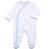 Baby Loren Fall Blue/White Kimono Pima Footie New Arrivals