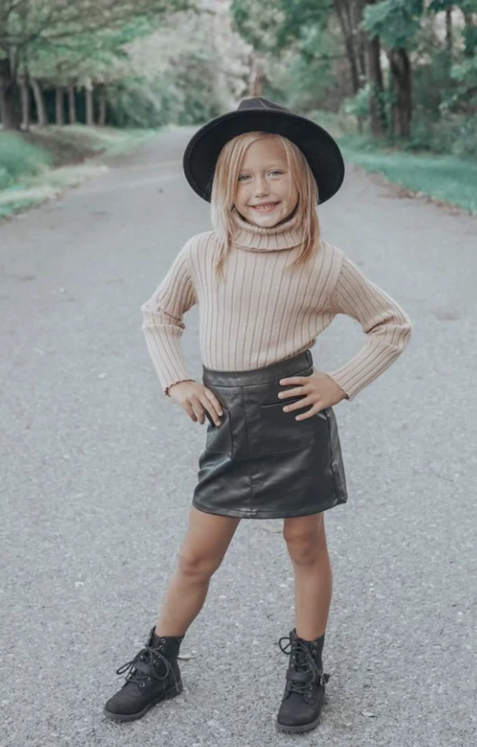 Cheap 👏 Bailey's Blossoms Fall New Arrivals Katie Pocket Mini 👗 Skirt - Black Leather ✔️ 1 Bailey's Blossoms Fall New Arrivals Katie Pocket Mini Skirt - Black Leather