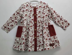 Millie Jay Fall New Arrivals Cinnamon Floral L/S Dress