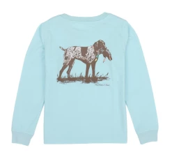 Properly Tied Fall 22 PT Sporting Dog LS Tee Arctic