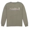 Properly Tied Fall 22 PT Camo Boat LS Tee Tan New Arrivals