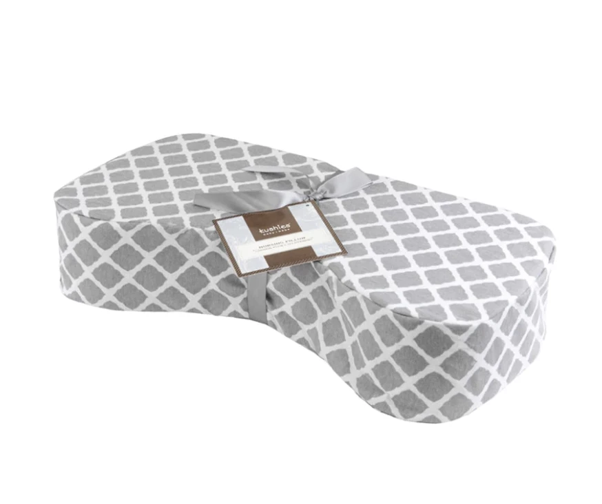 Best Sale ๐ Baby Registry Kushies Nursing Pillow Grey Lattice ๐ 1 Baby Registry Kushies Nursing Pillow Grey Lattice