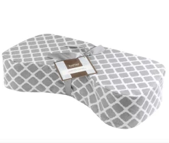Baby Accessories Kushies Nursing Pillow Cover Grey Lattice