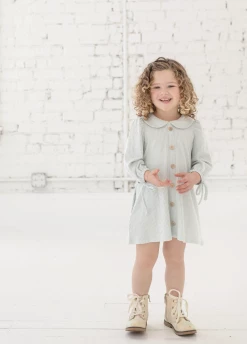 Mabel & Honey Fall 22 In The Wind Knit Dress Green