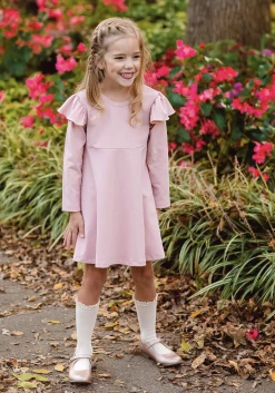 Mabel & Honey Fall 22 Sweet Magnolia Knit Dress Pink New Arrivals
