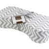 Kushies Nursing Pillow Grey Chevron