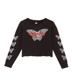 Habitual Girl/Truce Fall Inspire Butterfly Top