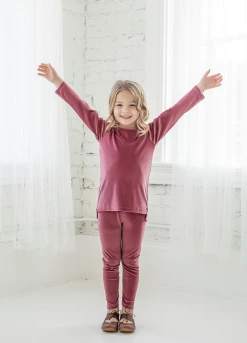 Expectations of Brookhaven shop 13 Mabel & Honey Fall 22 New Arrivals Sugar Plum Velvet Velour 2pc Set Red