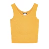 Habitual Girl/Truce Fall Gold Knit Tank Top